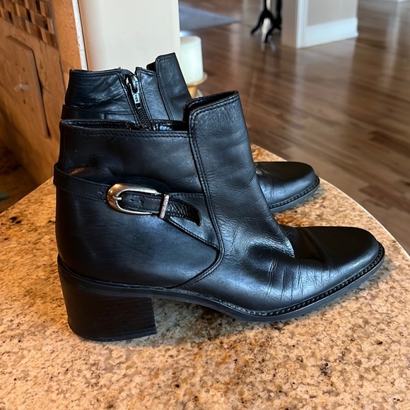 Leather Booties Ankle Boots Womens 